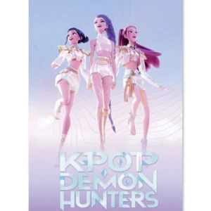 K-Pop Demon Hunters Poster Huntr/x Floating