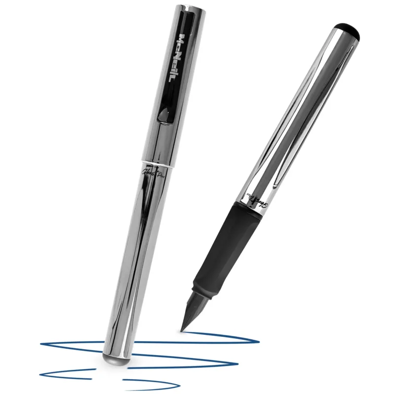 McNeill - Ghost Pen radierbarer Füller Metallic silber
