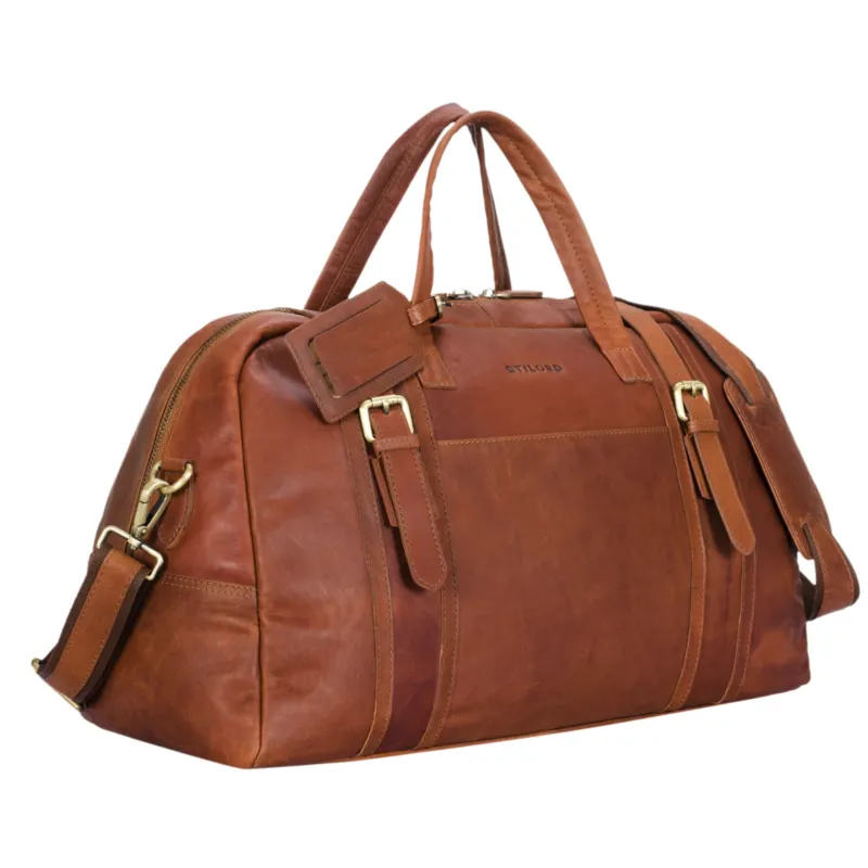 B-WARE "Georgia" Große Reisetasche Vintage Leder