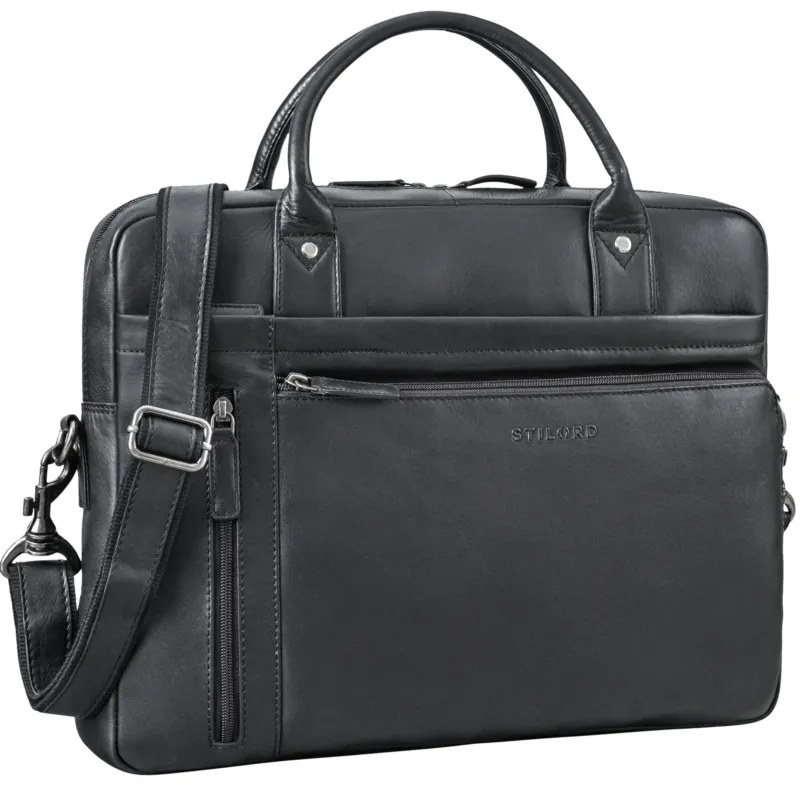 "Jared" Hochwertige Laptoptasche 16 Zoll Leder Herren