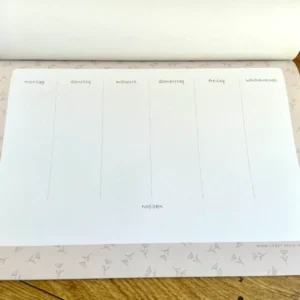Wochenplaner Notizblock A4 (snw) RC