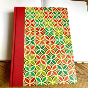 Buch Leinenrücken A5 Retro blanko 100g Recyclingpapier