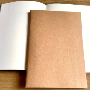 Notizheft A5 braun blanko WUP 32Bl. - Polly Paper - Umweltfreundliche Schreibwaren