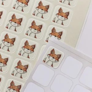 Klassensatz Sammelheft Fuchs (30 Stück) mit Fuchssticker-Bogen (150 Sticker)