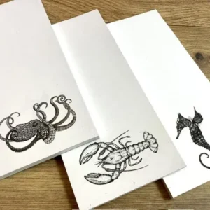 Notizblock Tiere 8x17cm lang Ligarti° - Polly Paper - Umweltfreundliche Schreibwaren