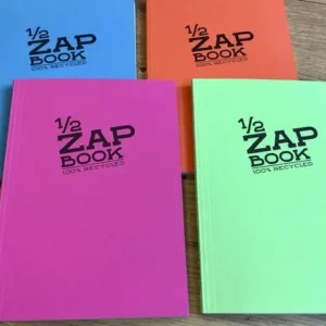 ZAPbook A5 1/2 blanko geleimt 80g 80Bl.° - Polly Paper - Umweltfreundliche Schreibwaren