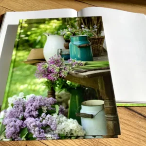 Hardcover A5 Gartentraum blanko 100g RC