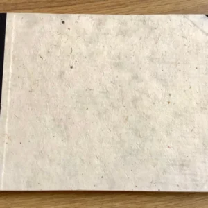 Notizbuch 24x17cm blanko weiß 80g