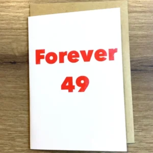 Briefkarte Forever 49 (Superjuju) RC Risographie
