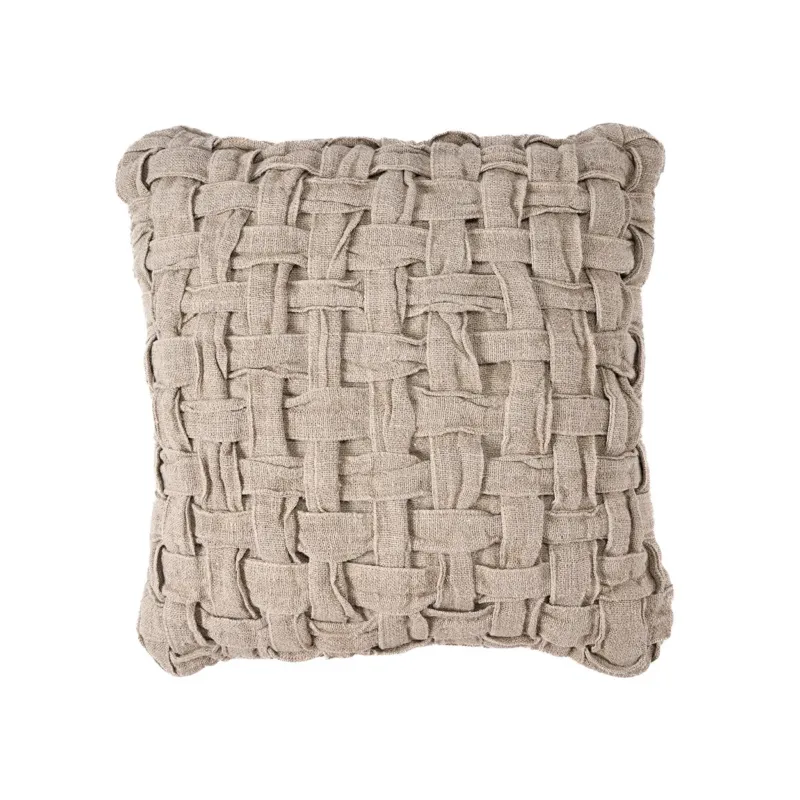 Kissenbezug – Leinen Material, Boho Stil, Natur Ton - Crosier | Bazar Bizar Antwerp