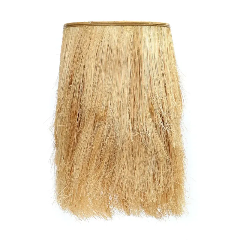 Wandleuchte – Abacafaser, Geflochtenes Design, Fransen Design, S - Abaca | Bazar Bizar Antwerp