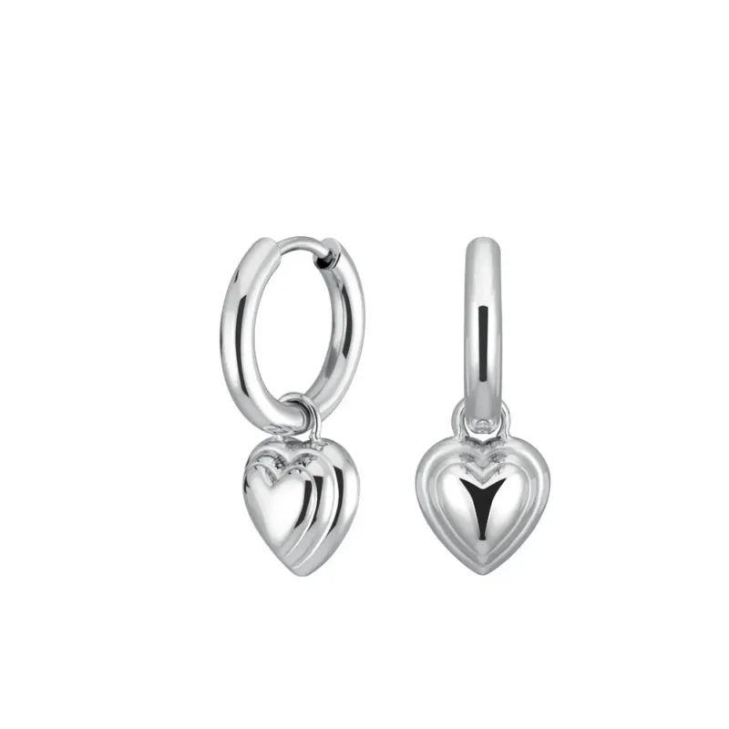 Rosefield Creolen Silber Edelstahl