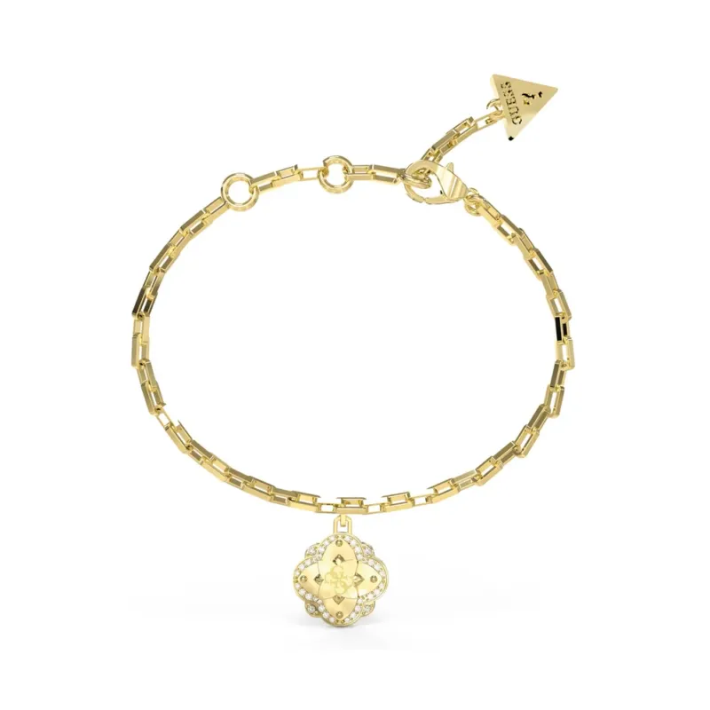GUESS Armband WILD FLOWER Gold aus Stahl