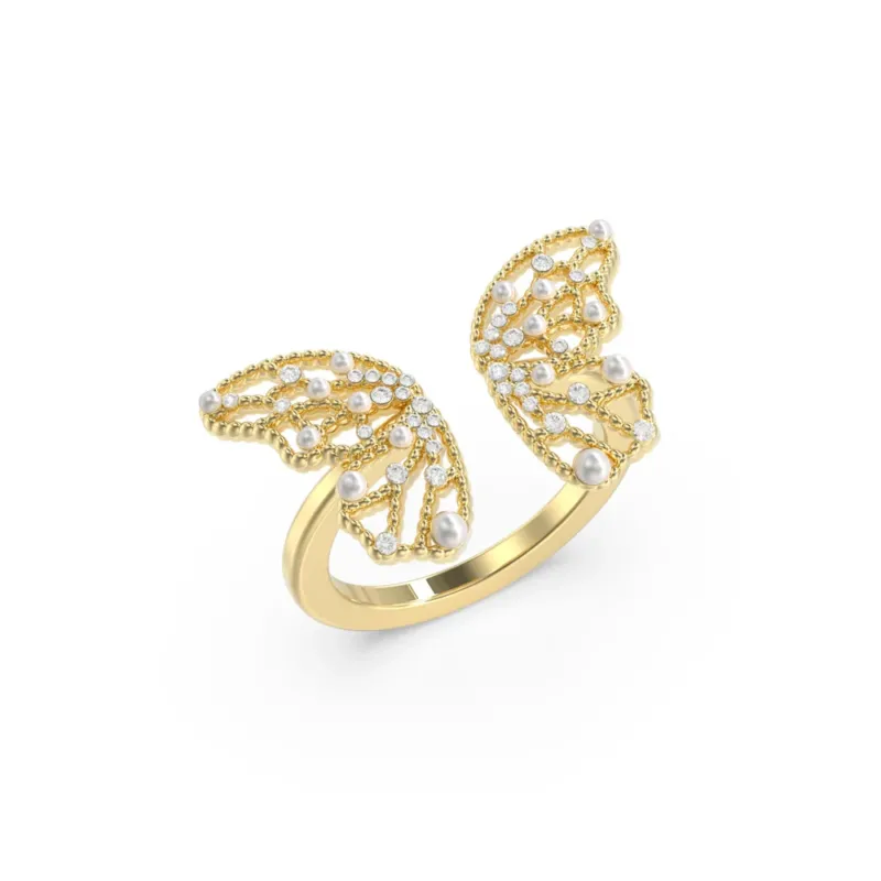 GUESS Damenring BORBOLETA Gold