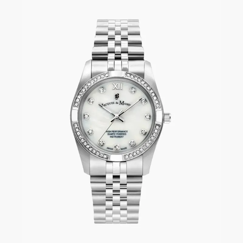 Jacques Du Manoir Inspiration Prestige 34 MM Quarz Damenuhr - JWL02001