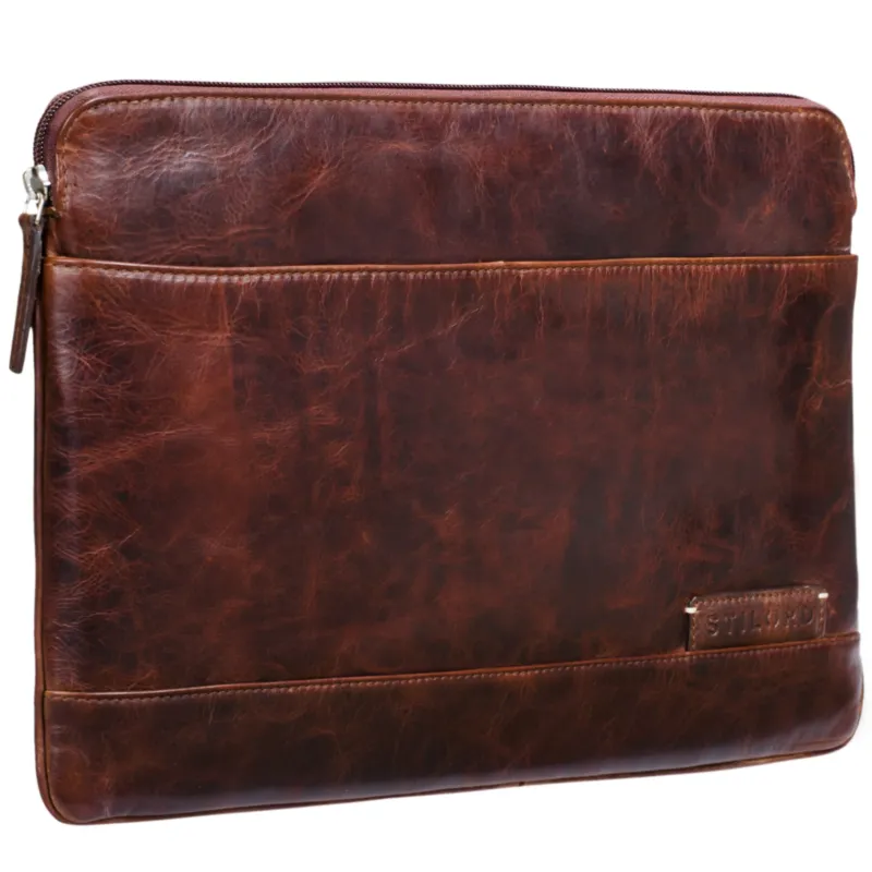 B-WARE "Robb" Vintage Leder Laptoptasche für 13,3 Zoll MacBooks