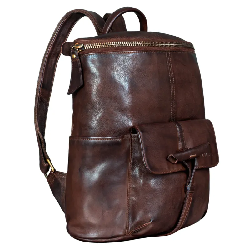 "Fernandez" Vintage Rucksack Leder Groß