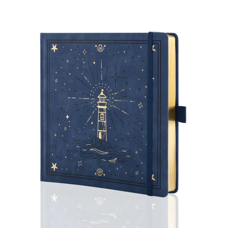 Lighthouse Voyage Notebook - Deep Blue