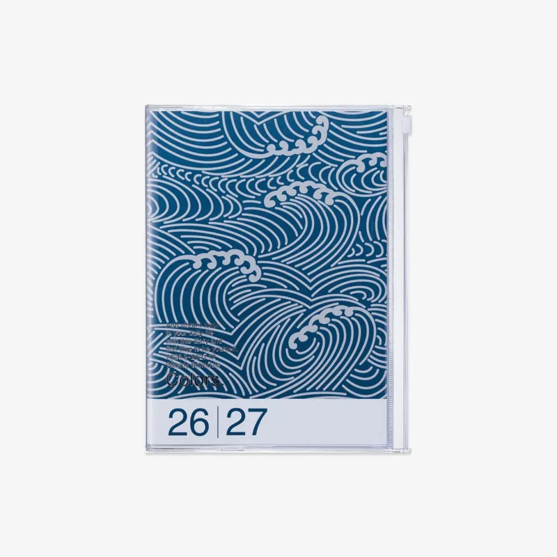 CALENDAR SEP 2026 - DEC 2027 A5 // WAVE NAVY