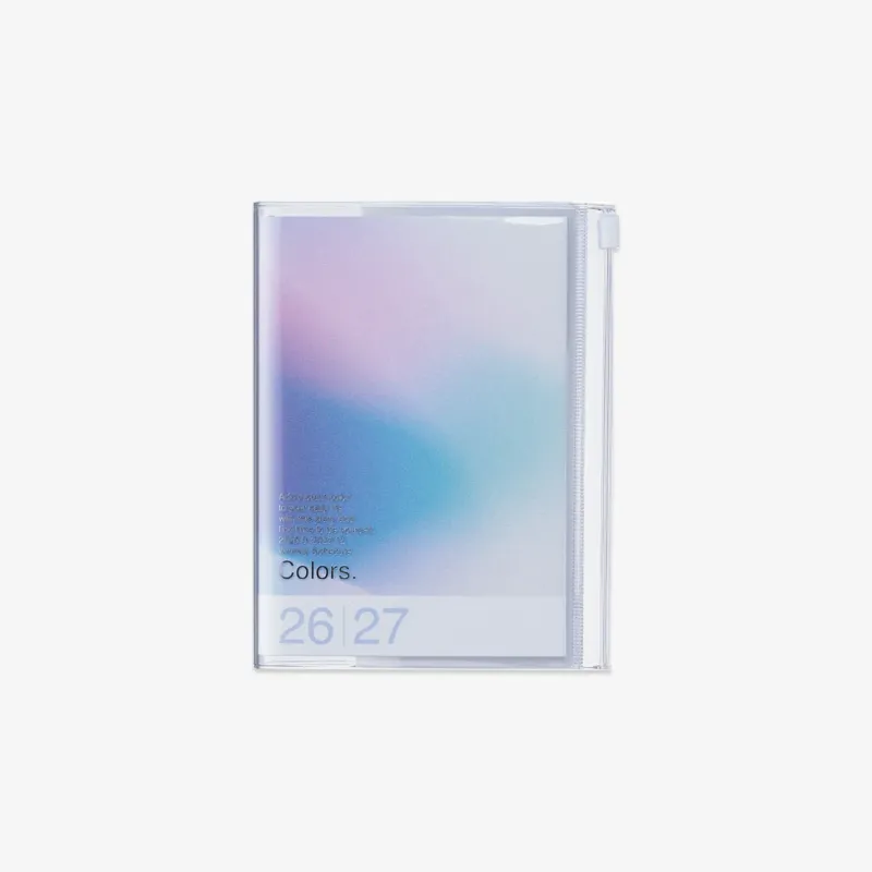 CALENDAR SEP 2026 - DEC 2027 A6 // BLUE GRADIENT