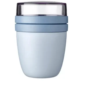 MEPAL Speisebehälter Ellipse mini nordic blue 0,3 + 0,12 Liter