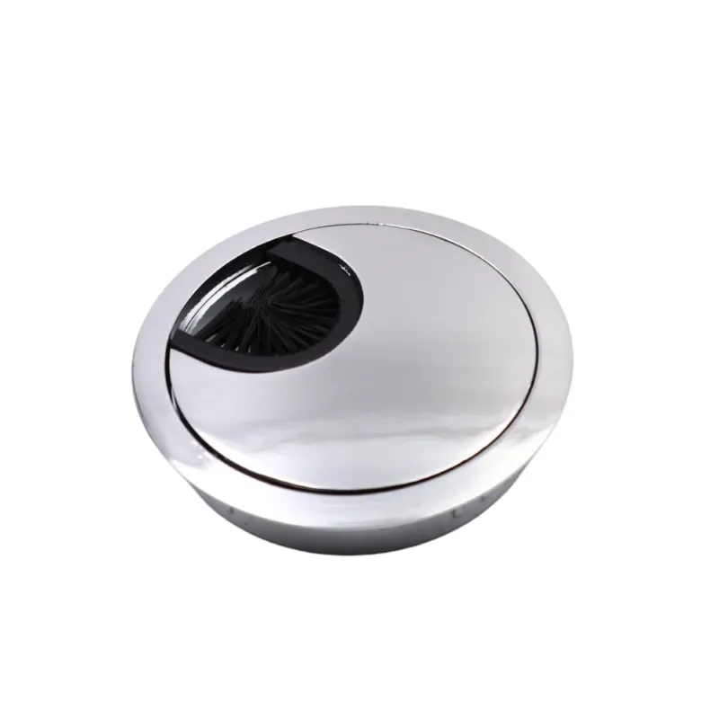 Metall Kabeldurchführung 60mm, Chrom – Furnica