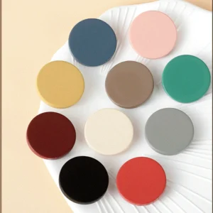 15-30mm Round Flat Resin Buttons with Shank 50 Pack( in 10 Colors )