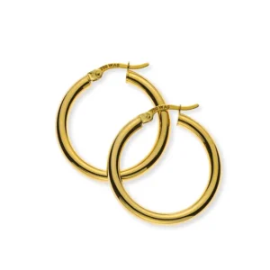 Kreolen Gelbgold 750 Runddraht 26mm