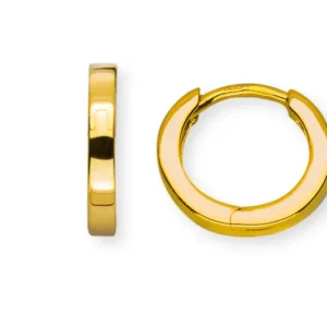 Kreolen Gelbgold 750 U-Profil 11.8mm
