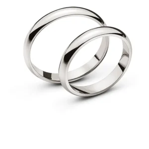Trauring Weissgold 750 3.4mm