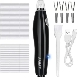 【Ali Haider Artist】AFMAT EE04 Electric Rechargeable Electric Eraser Kit for Artists,140 Refills for Drafting