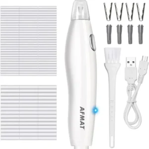 Disponible en España:AFMAT EE03 Goma de borrar eléctrica, borrador automático, portátil, USB, 140 gomas de borrar de repuesto, recargable, para dibujar, esbozar, color blanco,Blanco