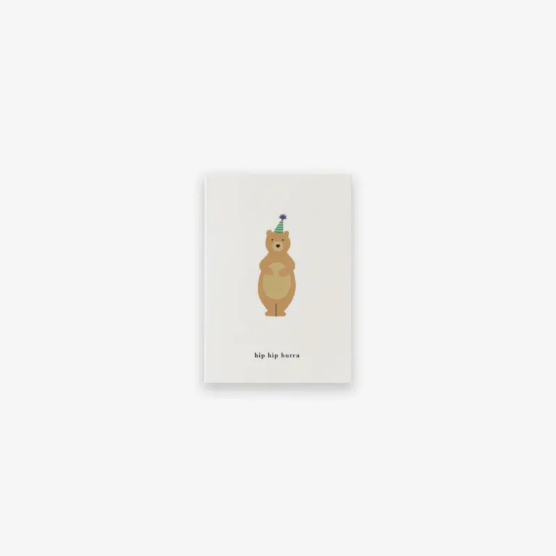 SMALL GREETING CARD // FØDSELSDAGSBJØRN (DANISH)