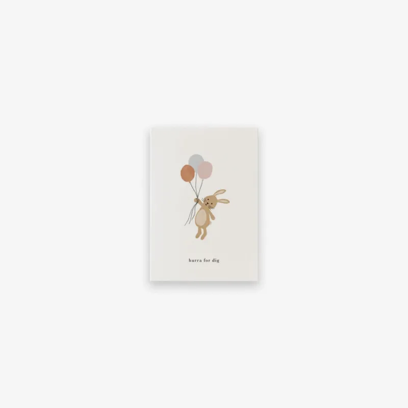 SMALL GREETING CARD // KANIN (DANISH)