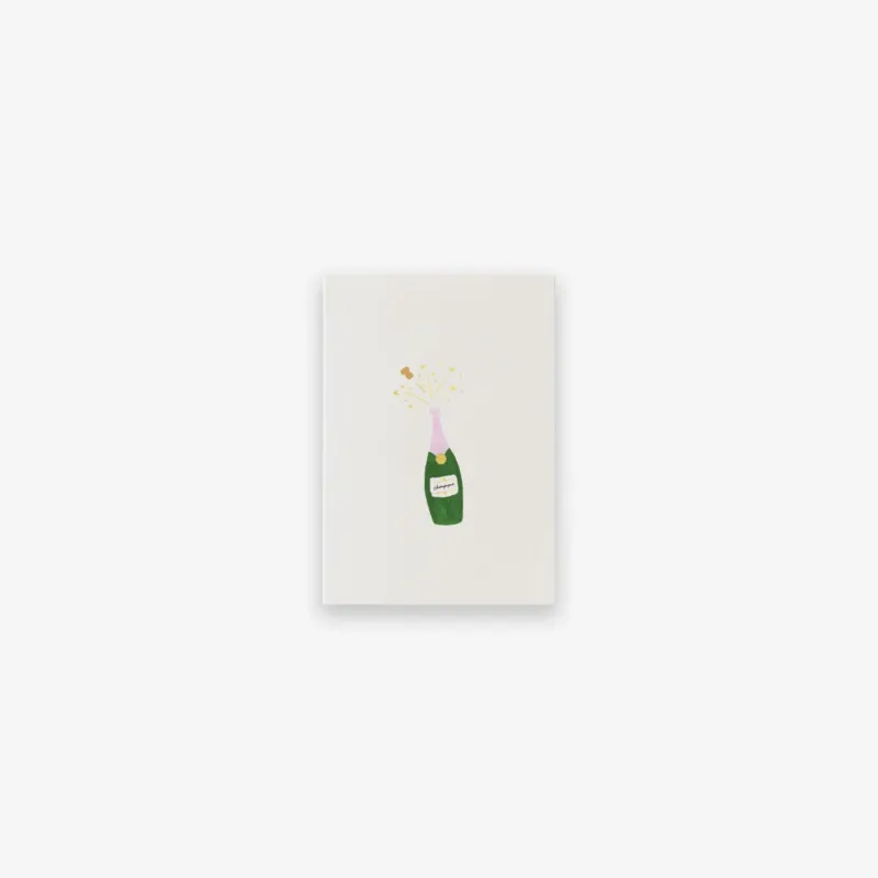 SMALL GREETING CARD // CHAMPAGNE