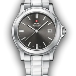 Swiss Military Herrenuhr Analog Quarzwerk mit Edelstahl Armband - SM34002.08