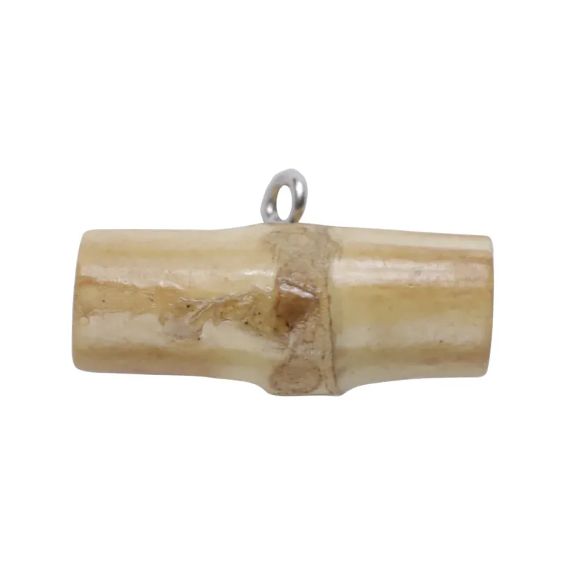 30mm Natural Bamboo Knot Metal Buckles 10PCS