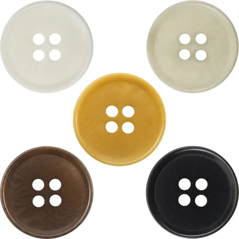 15/20mm Black White Brown Tagut Nut Corozo Buttons 10pcs