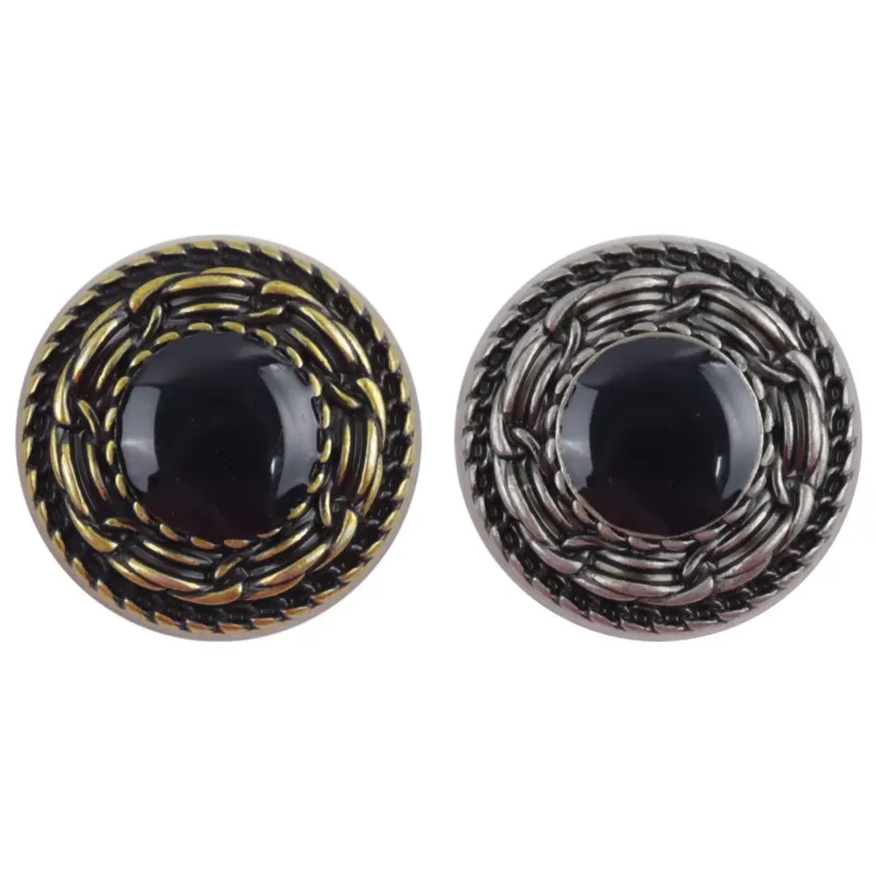 Vintage Ethnic Bronze Metal Buttons for DIY Knitted Bags 10pcs