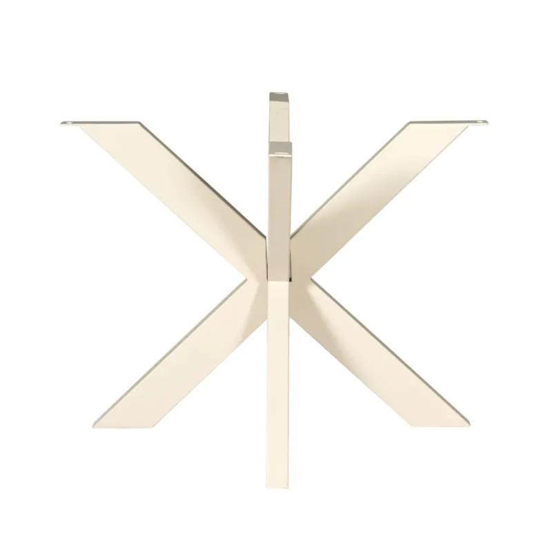Tischbein – Modernes Design, Sandfarbe, Metall – Matrix | Starfurn