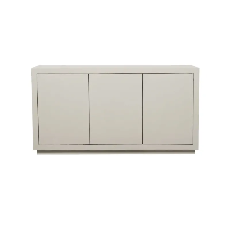Sideboard – Mangoholz, Sand-Finish, Push-to-Open-Türen – Brussel | Starfurn