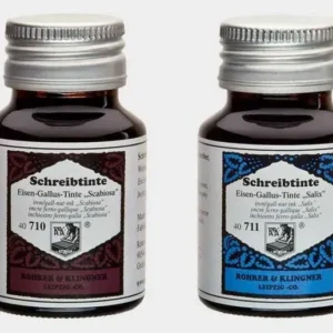 Rohrer´s Schreibtinte Eisen-Gallus - 2 Varianten