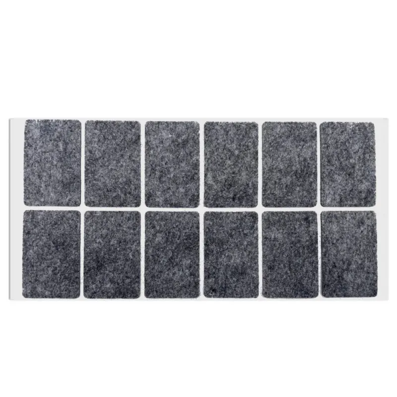 Selbstklebendes Filzpad 35x55mm Grau – Furnica