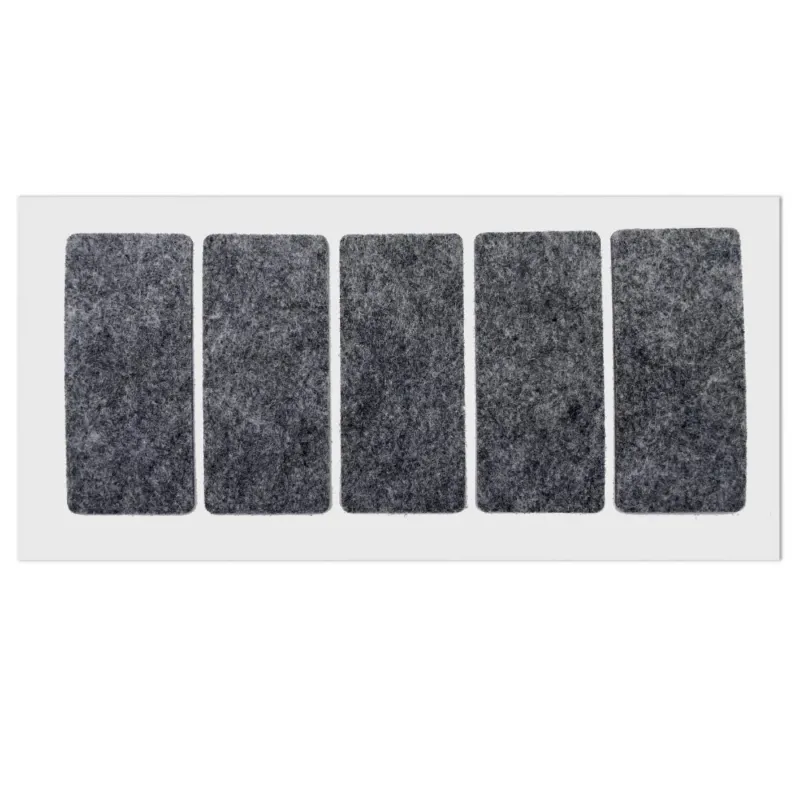 Selbstklebendes Filzpad 40x90mm Grau – Furnica