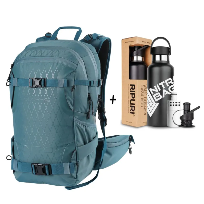 Nitro Slash 25 Pro X RIPURI SET Rucksack 25L für Touren- Snowboarder Arctic-Nitrobags-Shop