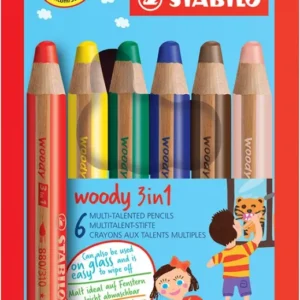Stabilo-Woddy-3-in-1-6er-Set