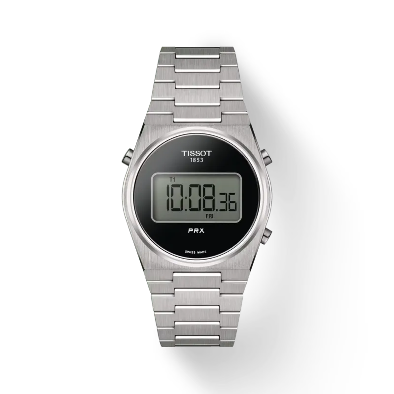 Tissot PRX Digital 35MM für Herren - Schwarz Zifferblattfarbe