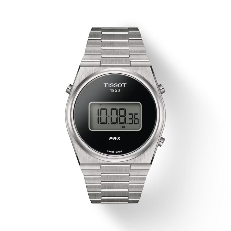 Tissot PRX Digital 40MM für Herren - Schwarz Zifferblattfarbe