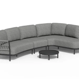 Tierra Outdoor Lounge Ecke Fresca Links Anthrazit 4-teilig