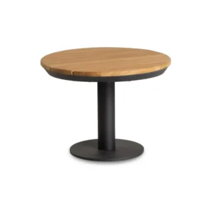 Tierra Outdoor Loungetisch Cana anthrazit/teak Ø50x37 cm